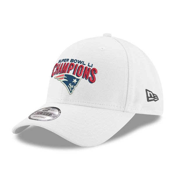 New England Patriots New Era Women's Super Bowl LI Champions 9FORTY Adjustable Hat - White